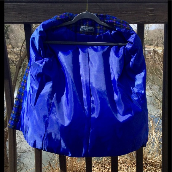 Plaid Blazer Petite Norton McNaughton - Picture 3 of 4